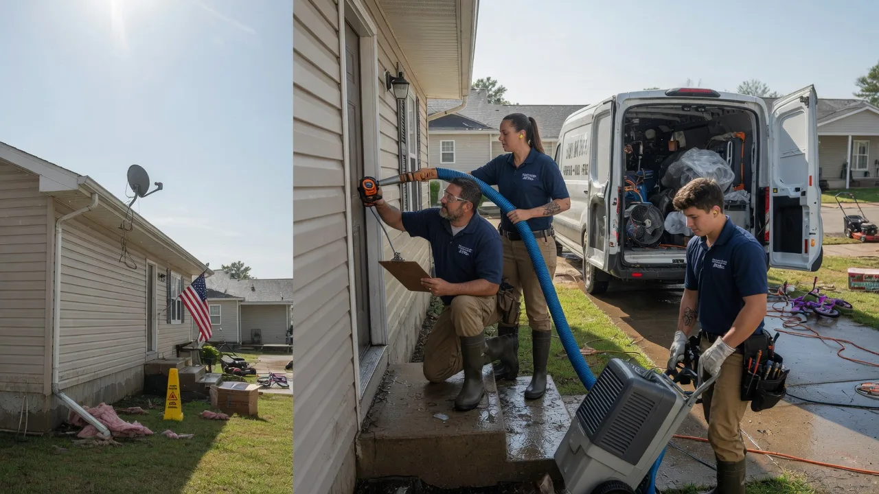 Ceiling Water Damage Restoration in Hillsdale, WY near me